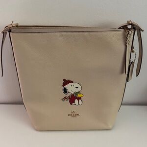 Coach X Peanuts Snoopy crossbody bag